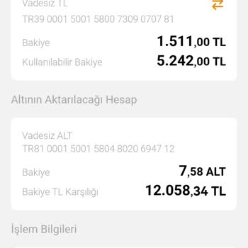 VakıfBank Gram Altın Pişmanlığı