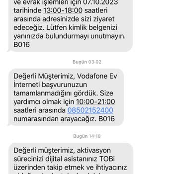 Vodafone Net Evde İnternet Aboneliği Vodafone
