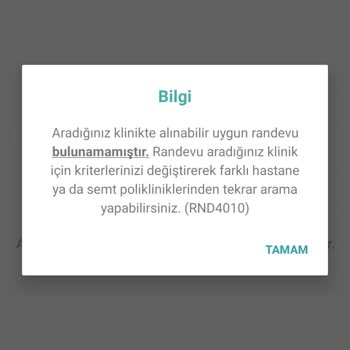 MHRS (Merkezi Hekim Randevu Sistemi) Deri Ve Zührevi Hastalıkları Randevu Sorunu