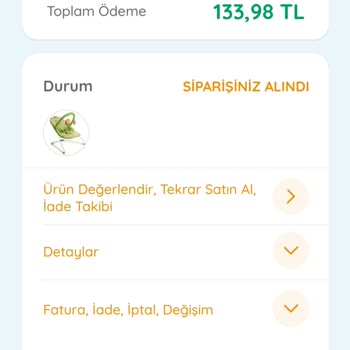 Ebebek Teslim Edilmeyen Ürün