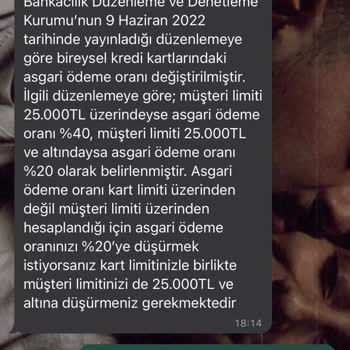 Yapı Kredi Bankası Kredi Kartı Asgari Tutarı