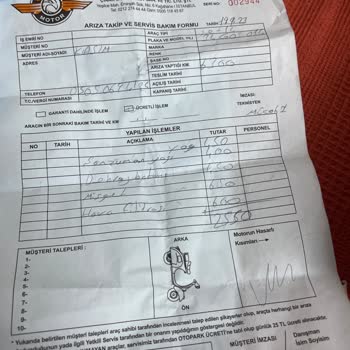 Sym Çınar Motor'dan Aldığım Motorla İlgili Şikayetim