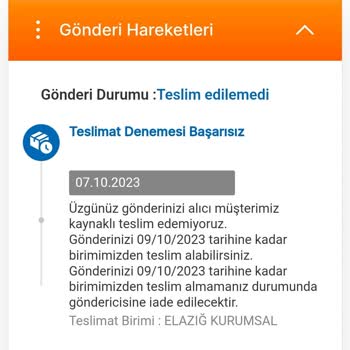 MNG Kargo Teslim Etmeme Sorunu