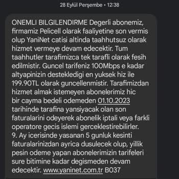 Yaninet Fahiş Fiyat Artışı