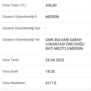 Sabah Et Lokantası Lokantanın Otoparkında Trafik Cezası Yazılmış