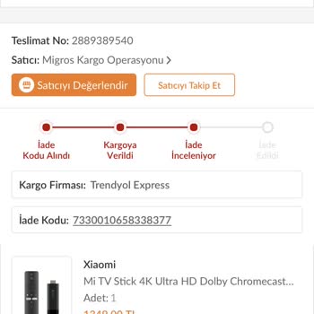 Trendyol Bozuk Elektronik Ürün Satıyor!