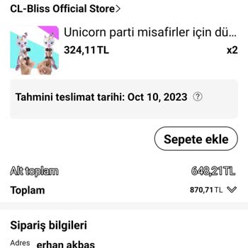 Aliexpress Fiyatı Sonradan Artan Ürün Satıcı Tarafından Kargolanmıyor.