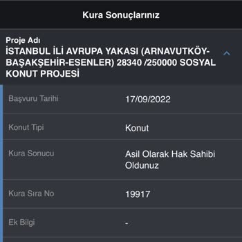 TOKİ Asil Hak Sahibi