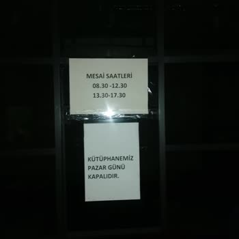 İncesu Halk Kütüphanesi Saat Sorunu