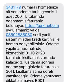 TurkNet Yeni Aboneliklerinde 1 Ay Koşulsuz Ücretsiz İptal Fiyaskosu