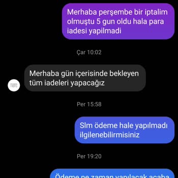 Nare Giyim Para İadesi Yapılmıyor