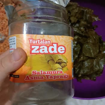 Migros'tan Aldığım Yurtalan Zade Salamura Asma Yaprak Paramparçaydı