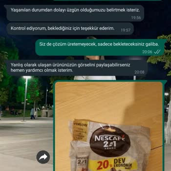 A101 Market Online Siparişte Yanlış Ürün Gönderimi