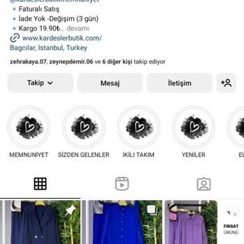 Kardeşler Butik Ürün Değişim Süreci Hakkında.