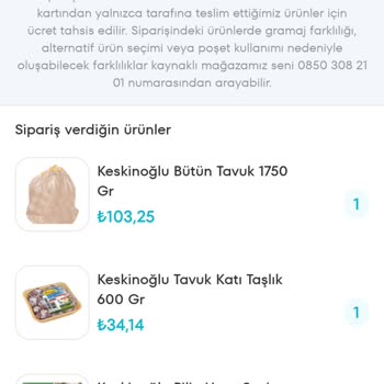 A101 Fazla Para Çekti Eksik Ürün Gönderiliyor