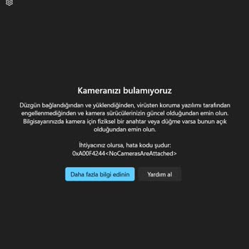 HP Victus Gaming Laptop "Kamera Bulunamadı" Hatası
