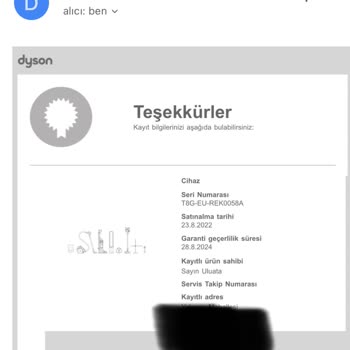 Dyson V12 Filtre Temizleme İkazı