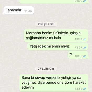 Lila Tasarım Organizasyon Ürünümü Göndermediler Para İadesi Yapmadılar