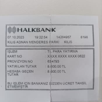 Halkbank ATM Para Yatırdım Hesabıma Düşmedi
