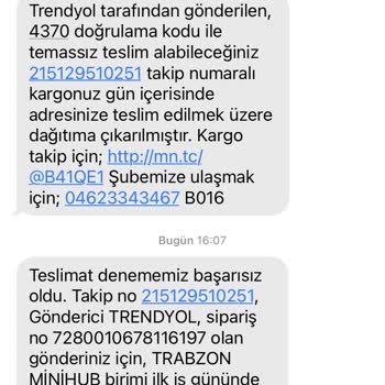 Trabzon MNG Minihub Kargo Asla Telefona Cevap Vermiyor