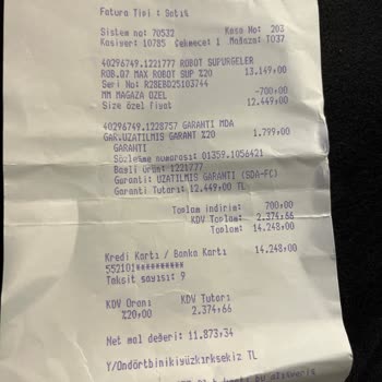 Media Markt Arızalı Temizlik Robotu Hakkında