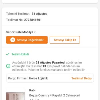 Trendyol Ürün İadesi Sorunu