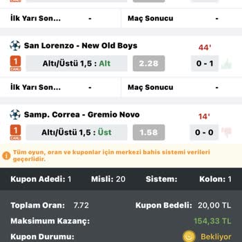 İddaa Benim Tahminlerim Yerine Kafasına Göre Oynuyor