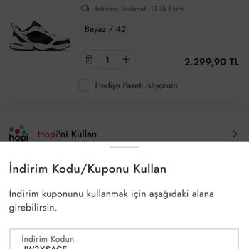 Boyner İndirim Kodu Geçersiz