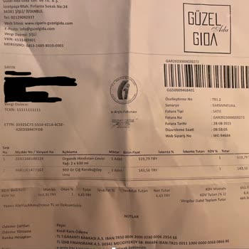 Güzel Ada Gıda Ürünlerinin Vakumlanmamış Kapakları