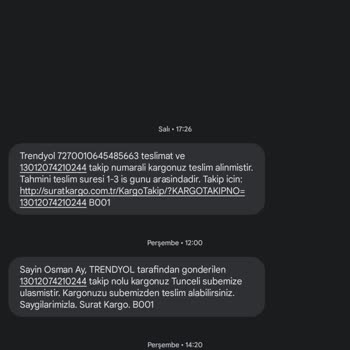 Sürat Kargo'ya Kargo Vermeyin Dağıtma Çıkarmıyor! Tunceli