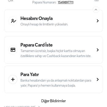 Papara'da Hesabımı Onaylamıyorlar