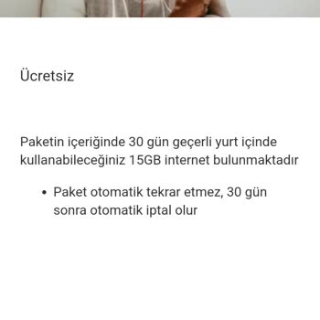 Vodafone Ek Paket Ücreti