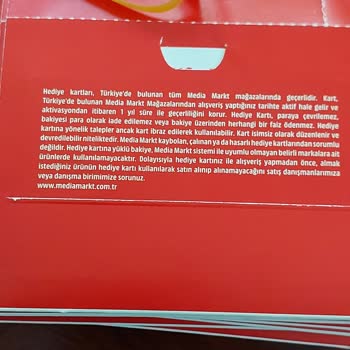 Media Markt Hediye Kartlarımın Geçerlilik Süresi Dolmuş
