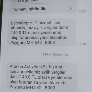 Vodafone Habersizce Mobil Ödeme Ücreti Alıyor