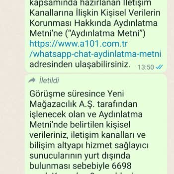 A101 Alınanın Yerine Ucuz Ürün Gönderilmesi