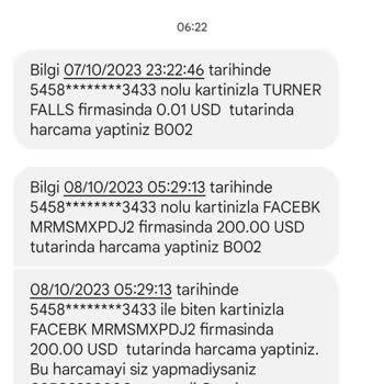QNB Finansbank Kredi Kartım Kopyalanıp Haberim Olmadan Kartımdan Para Çekilmiş