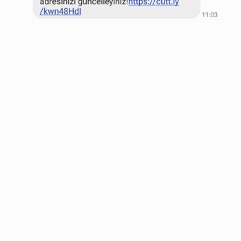 Yurtiçi Kargo Şüpheli Mesaj Gelmesi