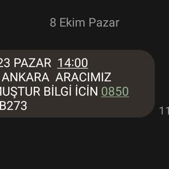 Nilüfer Turizm Gün İçi Sefer İptali
