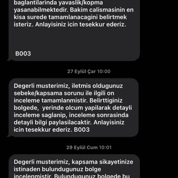 Vodafone Şebeke Problemi / Baz İstasyonu Eksikliği