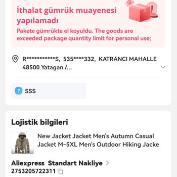Aliexpress Ürünlere Gümrükte El Konuldu