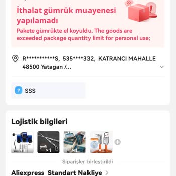 Aliexpress Ürünlere Gümrükte El Konuldu