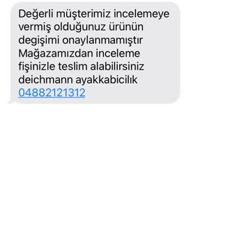 Deichmann Ayakkabı Bağcığının Kopması Ve Garanti Kapsamaması