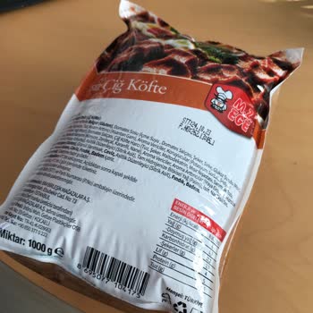 BİM Bir Süpermarket Zincirinde Etsiz Çiğ Köfte Sorunu