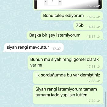 Aisha's Design Ürün Siparişi Ve İade Talebi