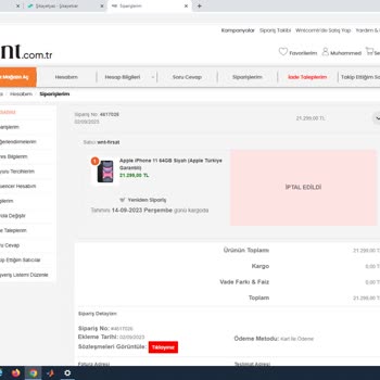 Wnt.com.tr Ücret İadesi