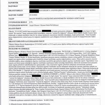 Mehmet Türk Sigorta Ekspertiz Hizmetleri Eksper Mehmet Türk Ekspertiz Raporu İle İlgili