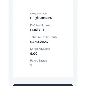 Aras Kargo Kargolarımız Kayıp Şubede Halen