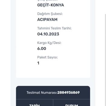 Aras Kargo Kargolarımız Kayıp Şubede Halen