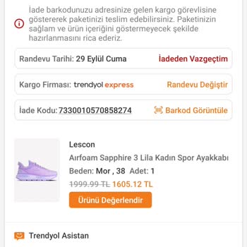 Kalitesiz Ürün Lescon Airfoam Sapphire3