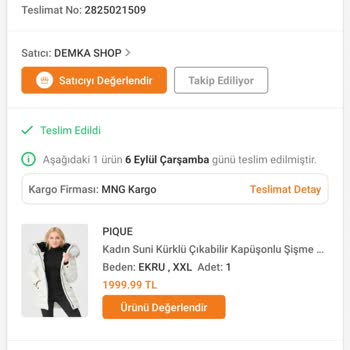 MNG Firması Mont Kaybetti
